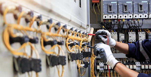 Professional Electrician technician working in Mathis, TX